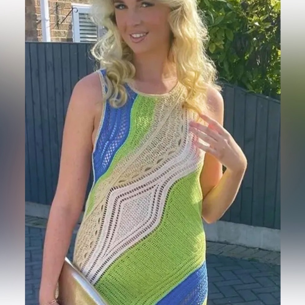 ZARA Crochet Dress - Picture 3 of 10